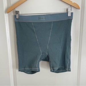 SKIMS COTTON RIB BOXER - kyanite
